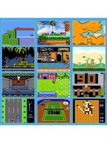 Consola de videojuegos retro Mini portátil de tipo Macarrón con 400 juegos en 1, 8 bits, pantalla LCD colorida de 2.4 pulgadas