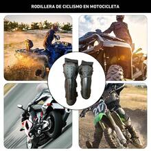 Rodilleras Coderas Motociclista Y Bicicletas Protección 4 PAZ - Negro - Ver 5