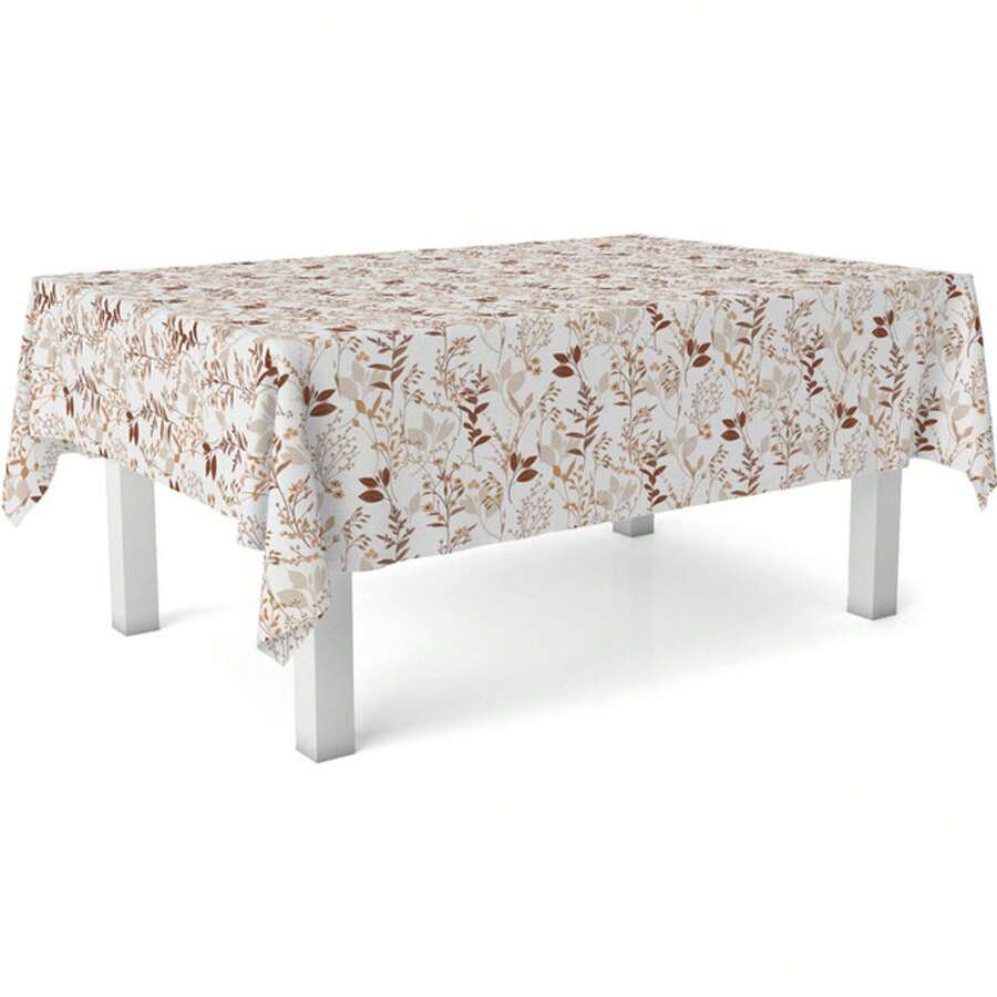 Ecommerc3 Nappe en toile cirée imperméable et antitache pour une utilisation intérieure et extérieure, protège des liquides et des taches - Nappe en toile cirée à la coupe optimale et facile à nettoyer, 100 % fabriquée en Espagne - Botanique Unique - Voir 1
