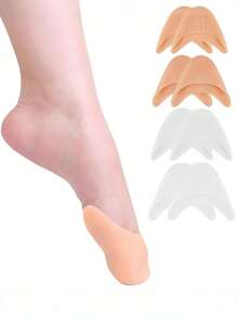 1 para silikonowych nakładek na palce baletowe, ochraniacze na palce do wysokich obcasów, wkładki antypoślizgowe na palce i przednią część stopy