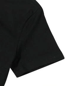 Dak Sports Wolf Plus Size Pure Cotton T-Shirt- Men'S Casual Gym Short Sleeve Top, Breathable And Machine Washable - màu đen - Xem 5