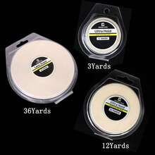 AliLeader 3Yards 12yards 36yards White Ultra Hold Hair Double Sided Adhesives Tape For Hair Extension/Toupee/ Lace Wigs Adhesive Wig Tape - Multicolor - View 3