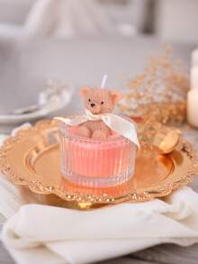 1 cái, Nến thơm hình gấu thủy tinh, Trang trí nhà cửa, Quà lưu niệm đám cưới, Quà lưu niệm sinh nhật đầu tiên và trăng tròn, Quà tặng cho bạn bè, Quà lưu niệm Giáng sinh tuyệt đẹp cho bạn bè và gia đình, Thích hợp để trang trí bàn và trang trí nhà cửa, Thêm không khí Giáng sinh cho tấm sáp thơm - Nhiều màu - Xem 16