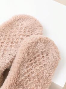 2双冬季保暖袜，秋冬加厚保暖家居袜，简约居家睡眠袜 - 彩色 - 查看 11