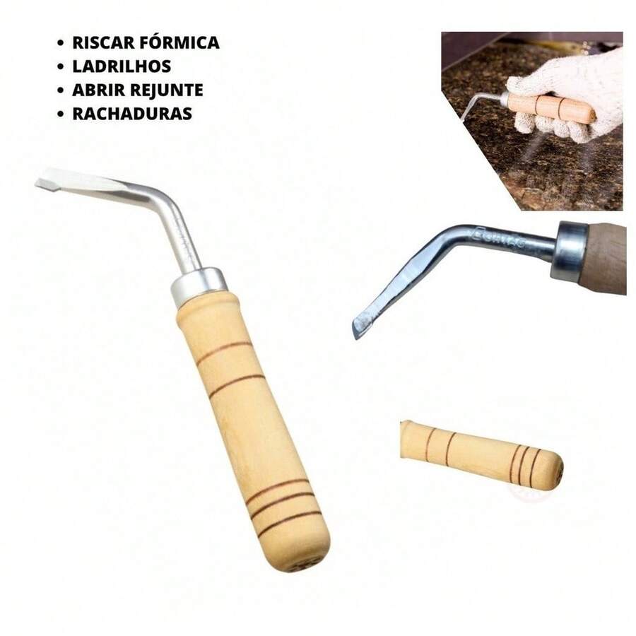Cortador Riscador De Fórmica Abre Trinca Raspador De Rejunte