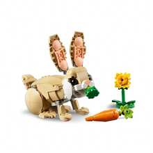 LEGO Creator 3 In 1 Cute Bunny Toy - Building Toy Set With 3 Build Options, Bunny, Seal, Or Llama - Birthday Gift & Craft - Animal Figures For Kids, Girls And Boys, Ages 8+ - 31162 - 31162 - View 3