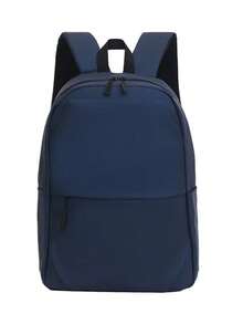 Men's Waterproof School Backpack, Stylish, Simple And Practical - Blue - View 3