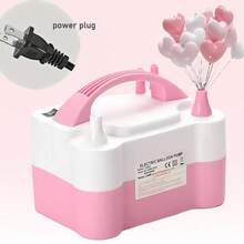 WEFANCY Electric Inflation Pump, Inflation Tube, Balloon Blowing Machine, Inflation Pump Tool, Portable Automatic Inflation Machine, Double Hole Balloon Blowing Machine Balloon Pump - Xem 4