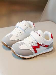 Kids' Breathable Sports Shoes, Autumn Casual Running Shoes For Boys And Girls, Soft Sole Shoes, Student Version - Red - View 2