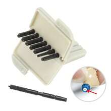 5 Packs Hearing Aid Filters Cerustop Wax Guards Dustproof Prevents Earwax Guard UK - Black - View 5