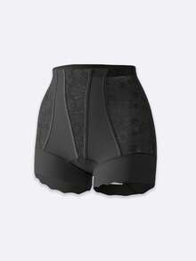 Culottes taille haute en dentelle avec contrôle du ventre pour femmes, sous-vêtements affinants sans couture, légers