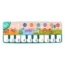 Kinder Musik Klaviermatte, berührungsempfindliches Spiel, Tanzspiel-Musikteppich mit Tier-/Instrumentengeräuschen, Klaviertastatur Frühförderungsspielzeug, Geschenk für Kleinkinder Jungen und Mädchen - Verschiedenfarbig - Übersicht 13
