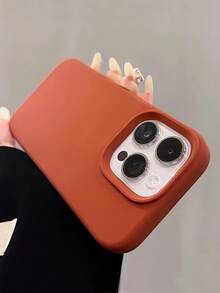 Ốp điện thoại màu đỏ táo tàu cao cấp, tối giản, thanh lịch, tương thích với iPhone 16 Pro Max/16 Pro/16/16 Plus/15/15 Pro Max/15 Pro/15 Plus/11/12/13/14 Pro Max/XS/XR/11 Pro/11 Pro Max/12 Pro/12 Pro Max/13 Pro/13 Pro Max/14 Pro/14 Pro Max/14 Plus, vỏ mềm, thiết kế sáng tạo dành cho cả nam và nữ, chống nước, chống sốc, chống rơi vỡ và chống trầy xước. - Phiên bản nâng cấp màu đỏ - Xem 8