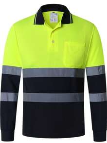 新型速干长袖和短袖反光安全 T 恤配有高可见度安全带口袋，符合 ANSI/ISEA 标准。