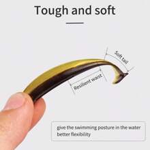 5.5 厘米/1.2 克 T 型尾仿生软饵，50 个/包，适用于淡水和咸水中的鲤鱼、鲈鱼、克拉皮鱼、鲈鱼、鳟鱼、条纹鲈鱼的渔具，兼容铅头钩和弯钩 - 仿真軟魚餌 - 查看 3