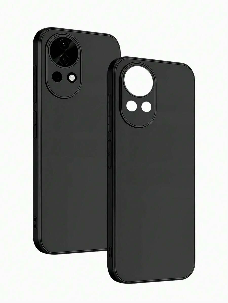 1 pièce Étui anti-chute noir, compatible avec la série , étui anti-chute noir pour téléphone . Étui de téléphone, coque de protection de téléphone, coque de téléphone, housse de téléphone, étui anti-chute pour téléphone, étui de téléphone noir, étui de téléphone minimaliste, étui de téléphone de couleur unie, étui de téléphone noir, étui de téléphone anti-chute en TPU (résistance aux chocs de niveau militaire) étanche, antichoc, résistant aux rayures - Noir mat - Voir 1