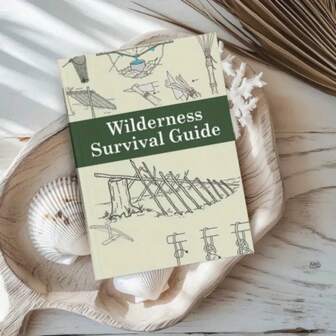 Comprehensive Illustrated Guide To Outdoor Survival Skills, Emergency Manual For Camping In The Wild, Family Adventure Safety Knowledge Book, Waterproof And Portable Wilderness Survival Guide