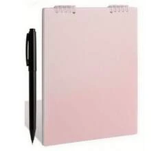 2pcs  Loose Leaf Design Flip Up And Down Notebook: The Inner Pages Can Be Changed In Page Turning Direction, Saving Space And Facilitating Daily Recording - Hồng - Xem 1