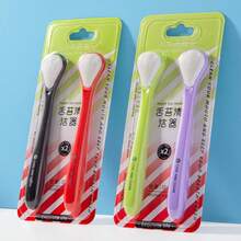 2/4 szt. Szczotka do czyszczenia powłoki języka Szczotka do czyszczenia powłoki języka Czyszczenie języka Dwustronne czyszczenie języka