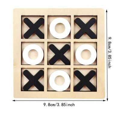 1 套井字棋棋盘游戏，双人互动玩具，逻辑思维游戏，生日/复活节/圣诞节礼物，完美礼物