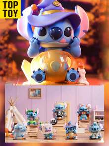 TOPTOY Diario divertido de Stitch Serie 1.0 Caja ciega coleccionable, incluye tarjeta de colección de personajes, regalo lindo para niñas, figura de acción decorativa - Multicolor - Ver 2
