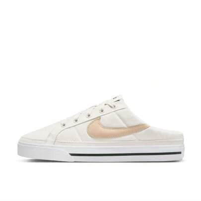  Nike Court Legacy 復古 舒適百搭 休閒運動 一腳蹬 板鞋 女款-DB3970-002