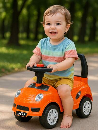 ATENTU Carrinho Andador Passeio Totokinha Infantil Com Buzina