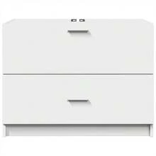 Sink Cabinet White 78x37x59 Cm Engineered Wood - White - View 5