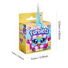 Furby Furblets Dah-Tee 迷你朋友，45+ 种声音，乡村音乐，只会说 Furbish 语，适合男孩和女孩的电子毛绒玩具，互动宠物，粉色波尔卡圆点，适合 6 岁以上儿童，适合返校礼物 - DAH-TEE - 查看 7