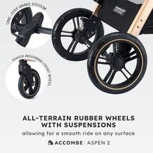 Carreola Para Bebés Con Portabebe, Carriola Para Bebé Bastón - Negro - Ver 4