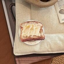 Cute Bread Toast Design Magnetic Magsafe Expandable Desk Phone Stand, Portable Niche Holder Compatible With IPhone, Android Phone, Gift For Birthday, Family, Friends Push-Pull Phone Grip Phone Holder Phone Accessories - Multicolor - View 11