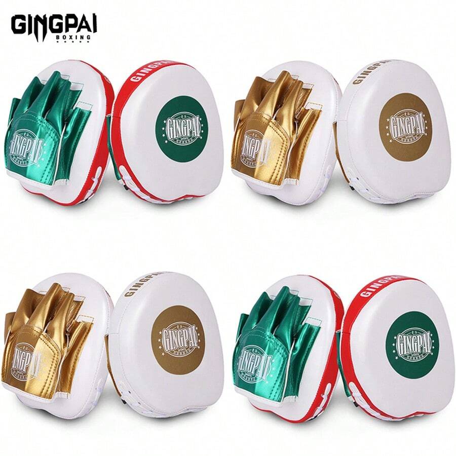 GINGPAI Thick & Precise Boxing Target, Martial Arts Speed Bag, Curved Hand & Foot Target, Professional Small Target