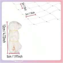 Pet Protective Cover, Cat Net, Balcony Net, Pet Protective Net, Anti-Fall, Dog Fence Net, Cat Balcony Net, Anti-Escape Net, Transparent Anti-Jump Window Fence Net - Multicolor - View 8