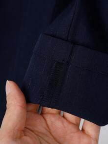 5pcs/Set Boys' Classic Minimalist Formal Suit Set - Jacket + Vest + Pants + Tie + Suspenders, Suitable For Birthday Party, Celebration, Awards Ceremony