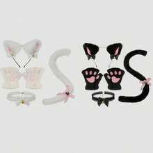 10 件全新 2025 年毛绒服装道具 - 角色扮演道具 - 可爱猫咪手套和头饰 - 派对用品 - 生日、圣诞节、万圣节礼物 - 完美礼物 - 收藏品 - 彩色 - 查看 12