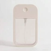 45ml Color Card Perfume Spray Bottle Portable Alcohol Sub Bottle Silicone Sleeve Plastic Spray Bottle, Simple, Portable And Leak Proof