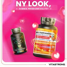 Vitastrong Complete Multivitamin, 13 High-Dose Essential Vitamins, Multivitamin For Men And Women Made In Italy, Pure And Certified Multivitamin Supplement, Multivitamin