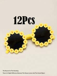 1-12 chiếc kính mắt hoa, kính mắt cánh hoa cúc, thích hợp cho tiệc tùng, giải trí ngoài trời, đạo cụ chụp ảnh, đồ trang trí Hawaii, phụ kiện du lịch ngày lễ, đồ dùng cho kỳ nghỉ, nhẹ, bền, đa chức năng - nhiều màu - Xem 21