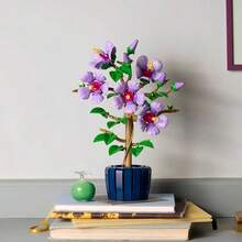 LEGO 乐高植物花束系列 10372 芙蓉花盆盆景摆件积木玩具儿童礼物 - 彩色 - 查看 4