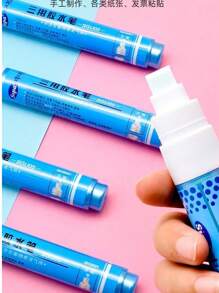 3pcs/1pc Multi-Purpose Glue Pen, Various Sizes, DIY Envelope Adhesive Pen, Suitable For Teachers And Schools