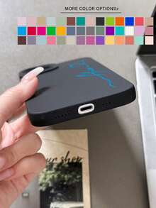 黑色字母元素定制哑光黑银色手写签名防摔加厚透明镜面手机壳个性化姓名手机套兼容 11、12、13、14、15、16 Pro Max，手机及配件，季节精选，时尚个性化手机壳，送给男朋友、女朋友、家人、朋友、祖父母、情侣，周年纪念日、生日、旅行收纳、春季礼物 - 黑色 - 查看 6