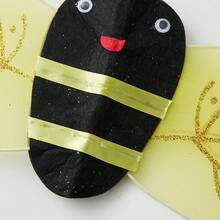 Women Halloween Insect Costumes Cute Bee Ladybug Dress And Wings Headband Set For Christmas Cosplay Party Outfits - 黃色 - 查看 7