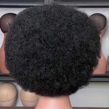 Afro Kinky Curly Braided Wig 13x4 Lace Frontal Remy Human Hair High Quality Comfortable Soft Natural - SNatural - View 2