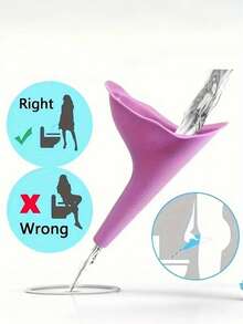 1/2Pcs Portable Urine Bag Leak Proof Detachable Camp Urination Device Reusable Multi-Functions Retractable Urinal Bucket Adult ﻿ - Multicolor - View 3