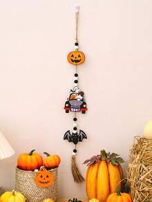 New Halloween Listing Home Party Ghost Festival Decoration Bead String Witch Pumpkin Bat Pendant Halloween Pendant Pendant Decoration Halloween Essential,Fall Decorations Home,Halloween Accessories,Fall Decor,Halloween Decor,Fall Home Decor
