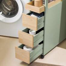 SoBuy Niche Cabinet BZR54-WN - Green - View 6