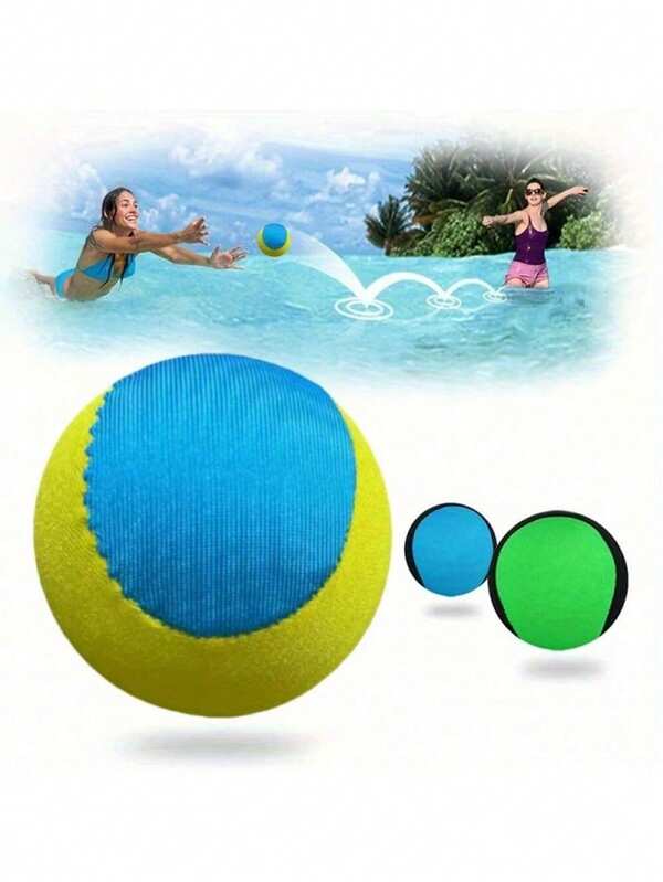 Pelota de goma resistente y elástica con diseño de lunares azul/amarillo y negro vibrantes, diámetro de 2" - Adecuada para juegos de piscina, actividades en la playa, descanso junto al lago, aeróbic acuático para adultos - Pelota de fitness flotante - Juguetes de agua de verano - Equipo de fitness acuático - Equipo de piscina al aire libre - Flotador de piscina de ocio (color aleatorio), accesorios de piscina, pelotas de piscina divertidas, artículos esenciales de playa