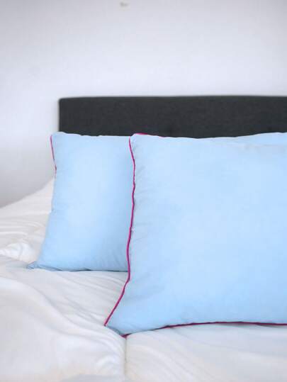 1pc Hotel Home Bed Pillow, Luxe Quality, Made Premium Zachte Feather Alternative Filling, Com Tafel High Elasticity Pillows, Bedroom, Guest Room, Dorm Room (45 66cm 1/ Set) view 2