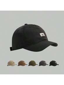 1 件装复古美式短檐棒球帽，速干户外运动太阳帽，男士夏季