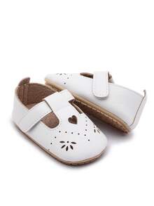 yibubu أحذية أطفال بيضاء من ماركة Yibubu، أحذية بنات رضع، بسيطة وأنيقة، نعل ناعم مضاد للانزلاق، أحذية رضع حديثي الولادة، للمشي الأول